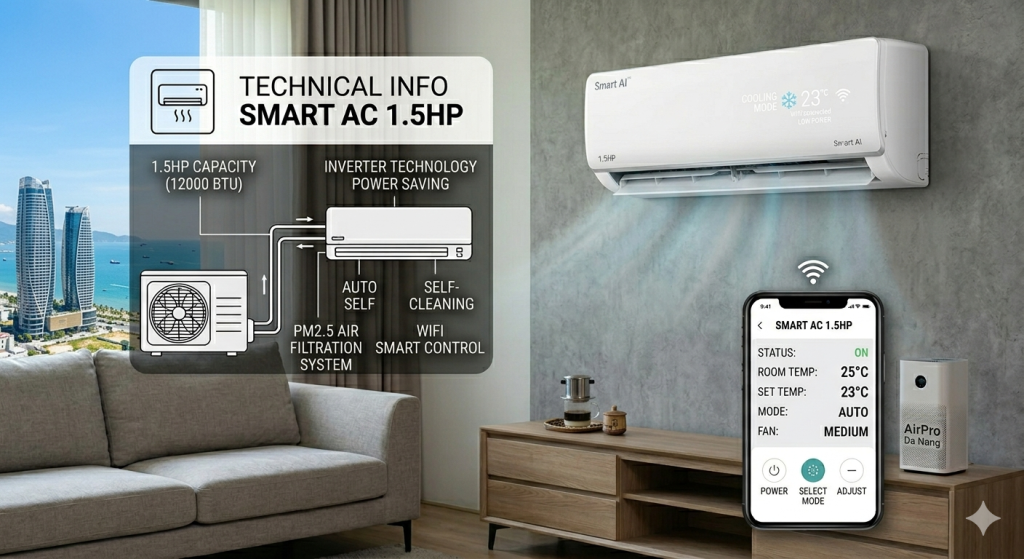 Smart Air Conditioner 1.5HP
