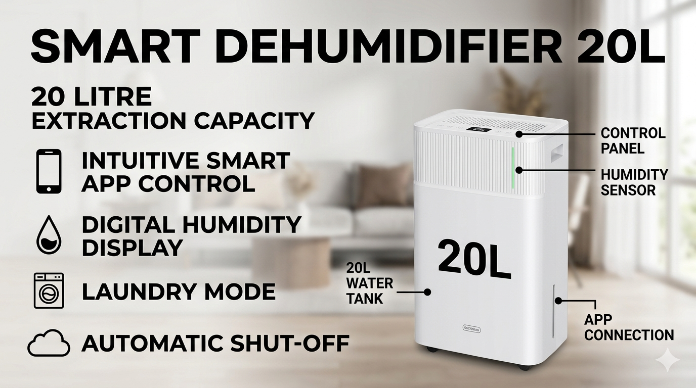 Smart Dehumidifier 20L