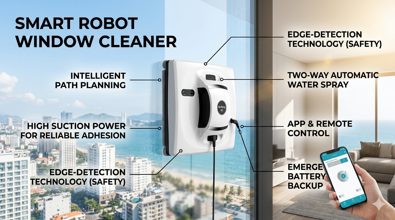 Smart Robot Window Cleaner