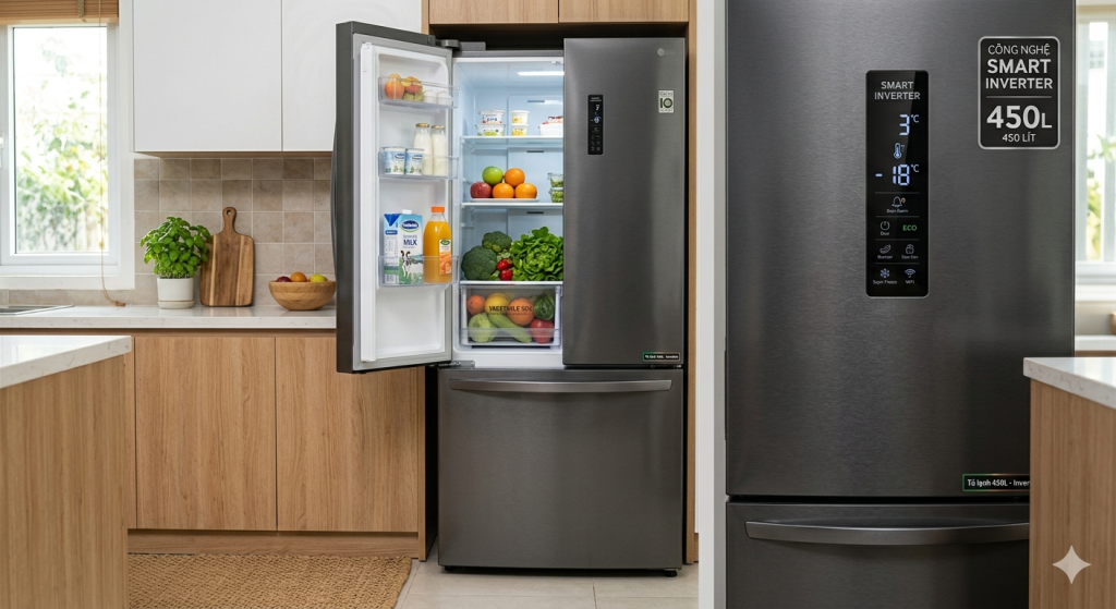 Smart Inverter Refrigerator 450L