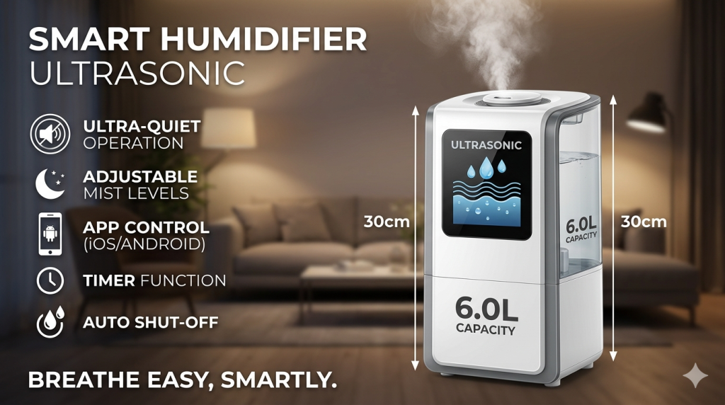 Smart Humidifier Ultrasonic