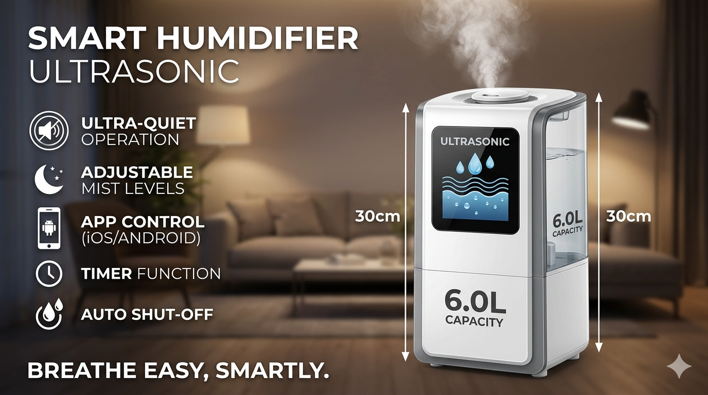 Smart Humidifier Ultrasonic