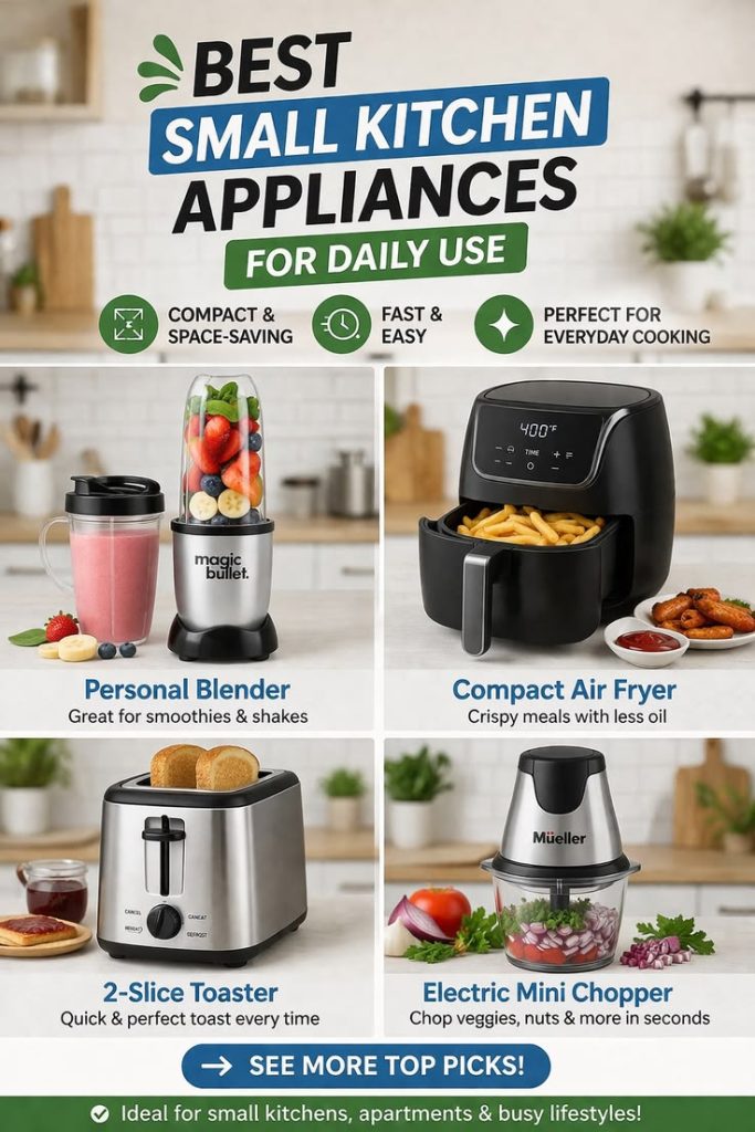 Must-Have Kitchen Appliances for Small Apartments