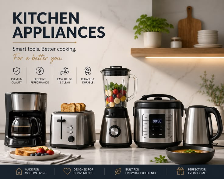 Premium Kitchen Appliances That Upgrade Your Cooking Experience